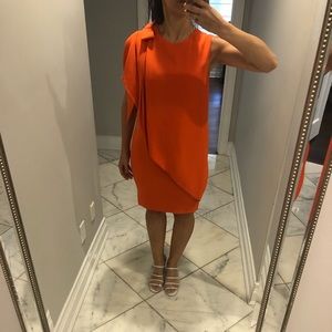 Raoul bright orange dress
